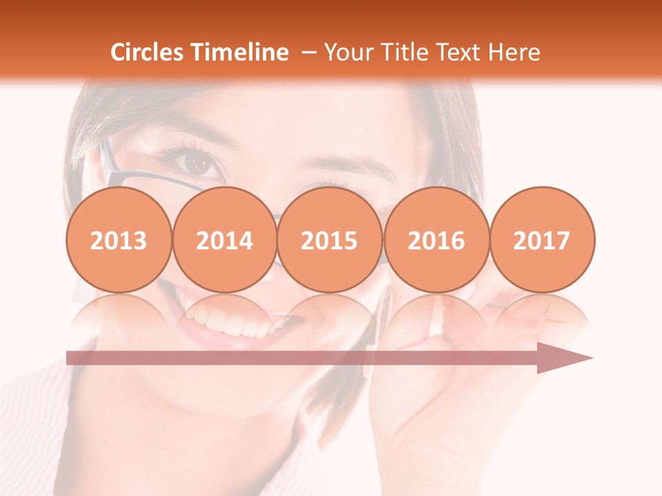 Optician Wearing Joyful PowerPoint Template