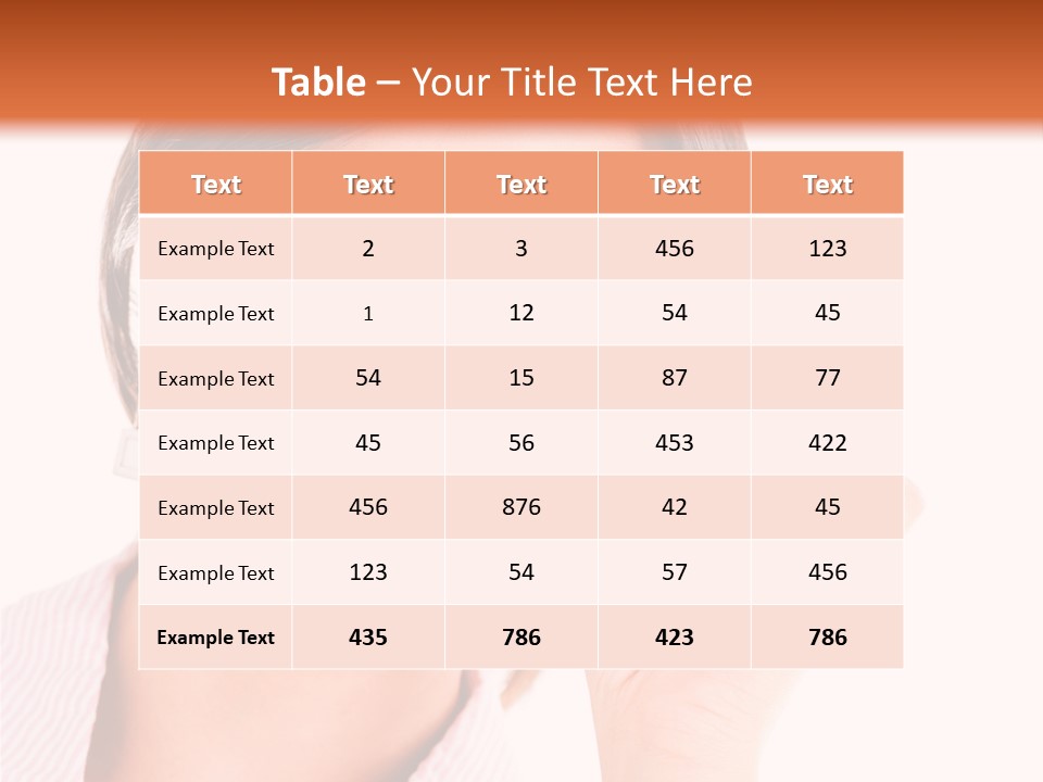Optician Wearing Joyful PowerPoint Template