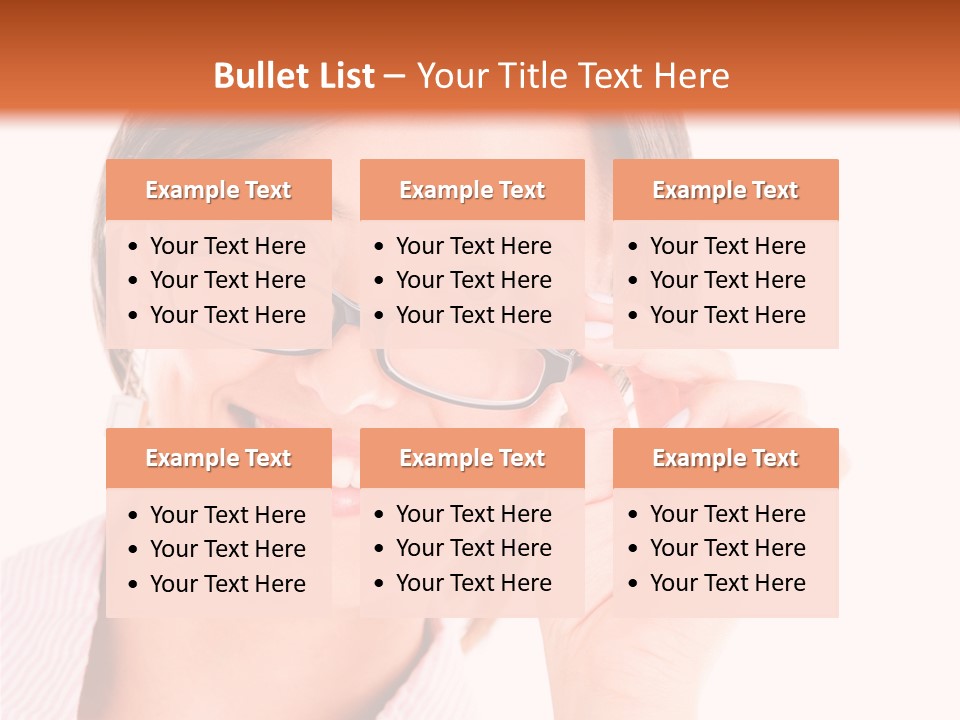 Optician Wearing Joyful PowerPoint Template