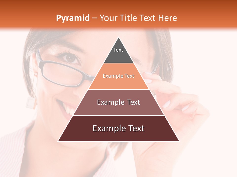 Optician Wearing Joyful PowerPoint Template