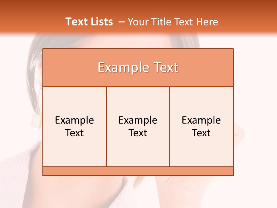 Optician Wearing Joyful PowerPoint Template