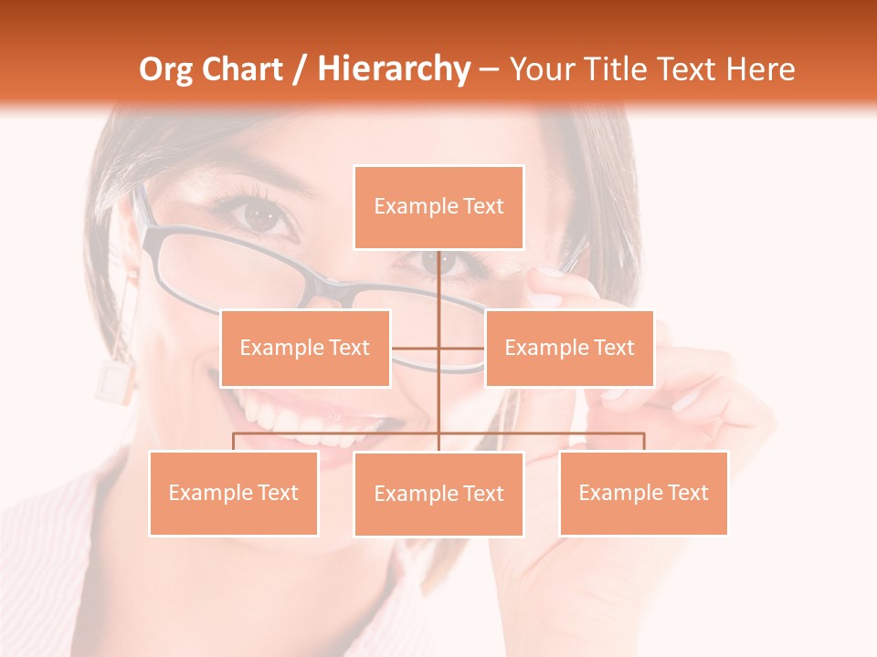 Optician Wearing Joyful PowerPoint Template