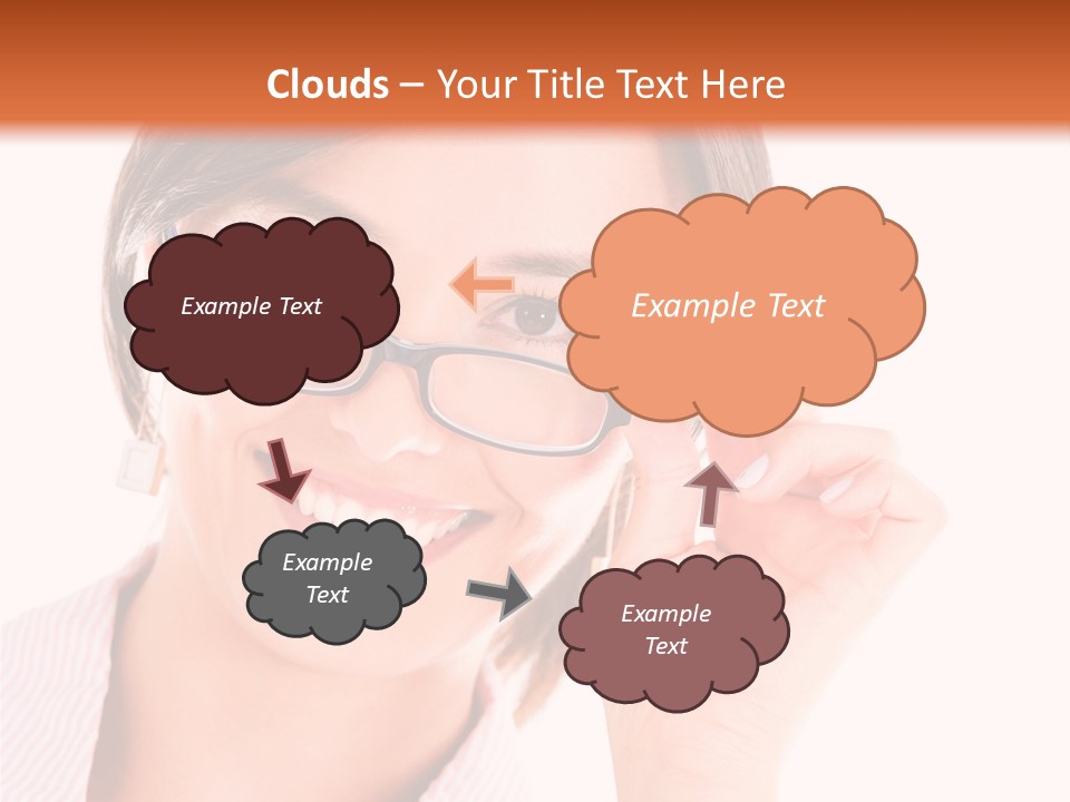 Optician Wearing Joyful PowerPoint Template