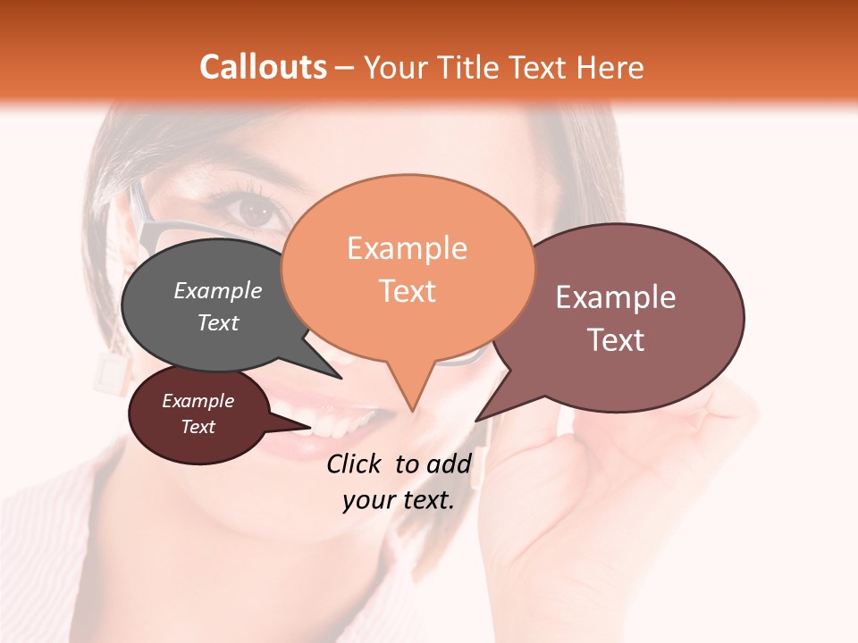 Optician Wearing Joyful PowerPoint Template