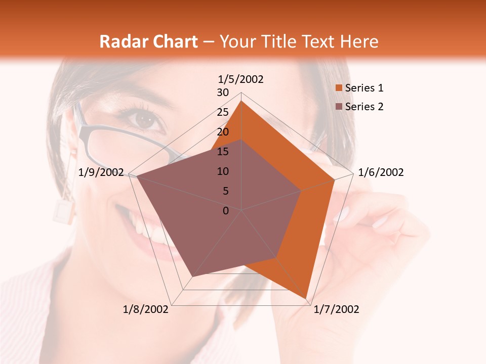 Optician Wearing Joyful PowerPoint Template