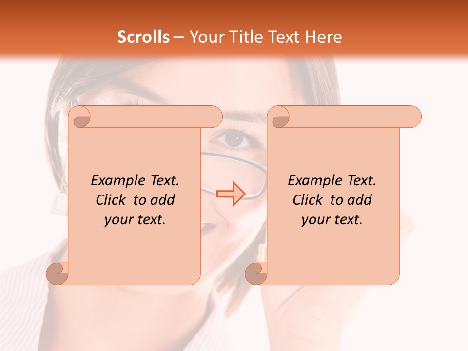 Optician Wearing Joyful PowerPoint Template