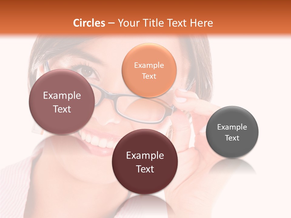 Optician Wearing Joyful PowerPoint Template