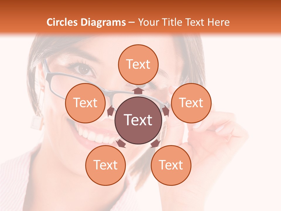 Optician Wearing Joyful PowerPoint Template