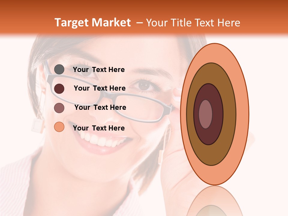 Optician Wearing Joyful PowerPoint Template