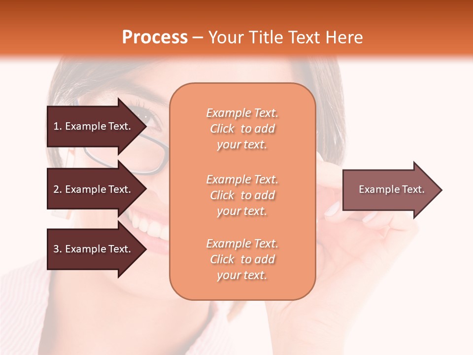 Optician Wearing Joyful PowerPoint Template