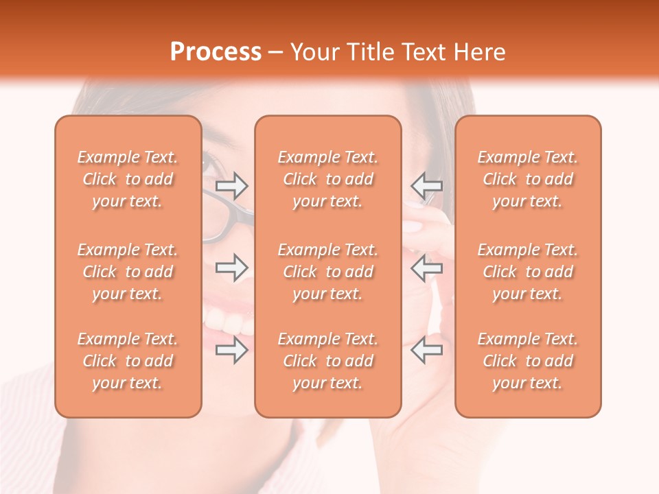 Optician Wearing Joyful PowerPoint Template