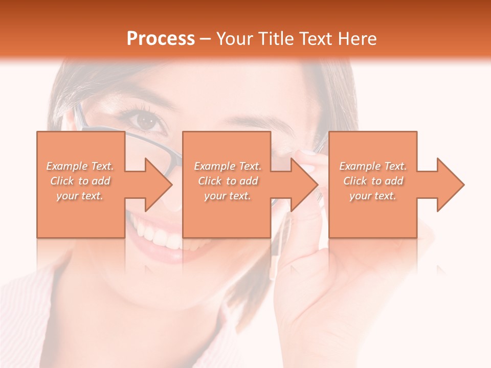 Optician Wearing Joyful PowerPoint Template