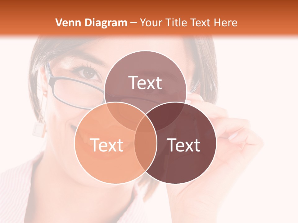 Optician Wearing Joyful PowerPoint Template