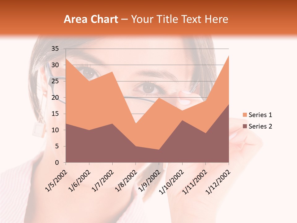 Optician Wearing Joyful PowerPoint Template