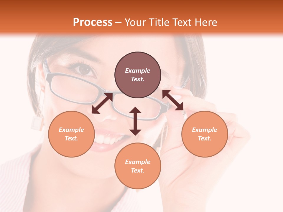 Optician Wearing Joyful PowerPoint Template