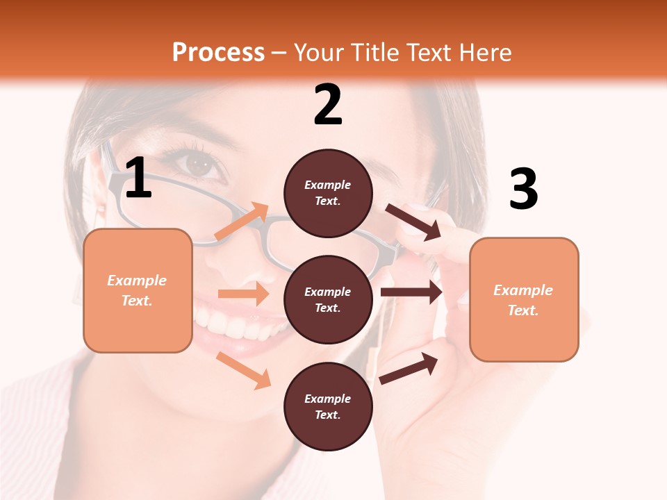 Optician Wearing Joyful PowerPoint Template