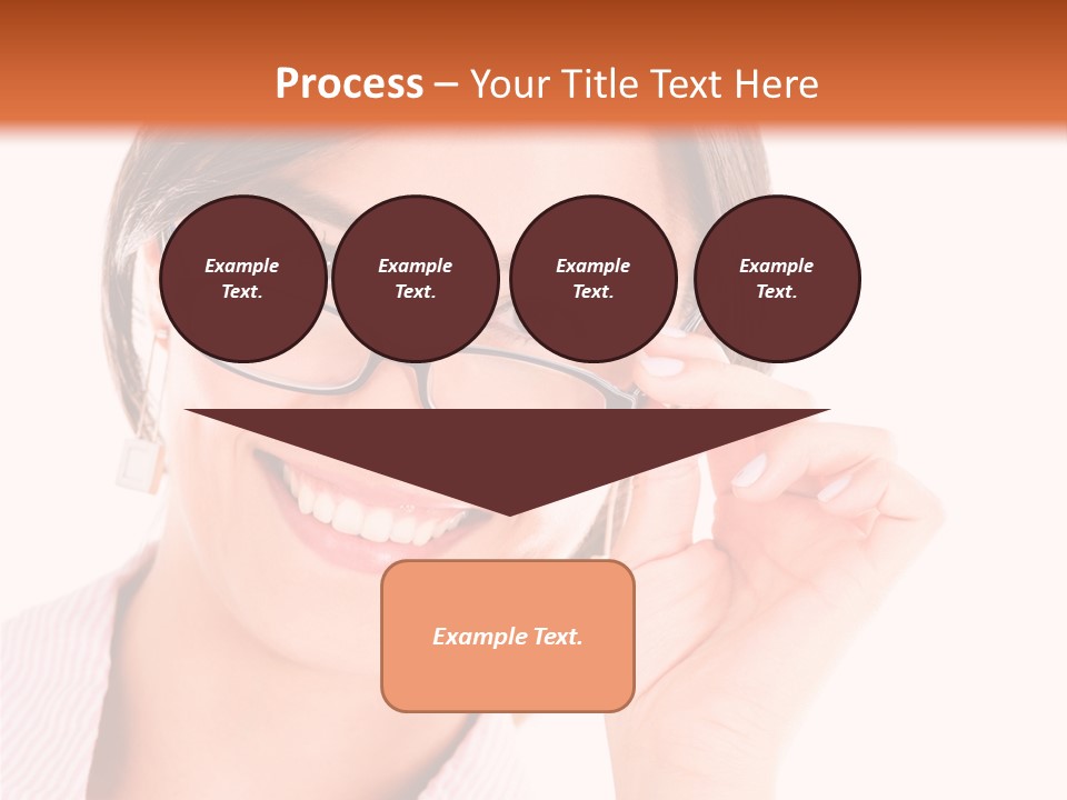 Optician Wearing Joyful PowerPoint Template