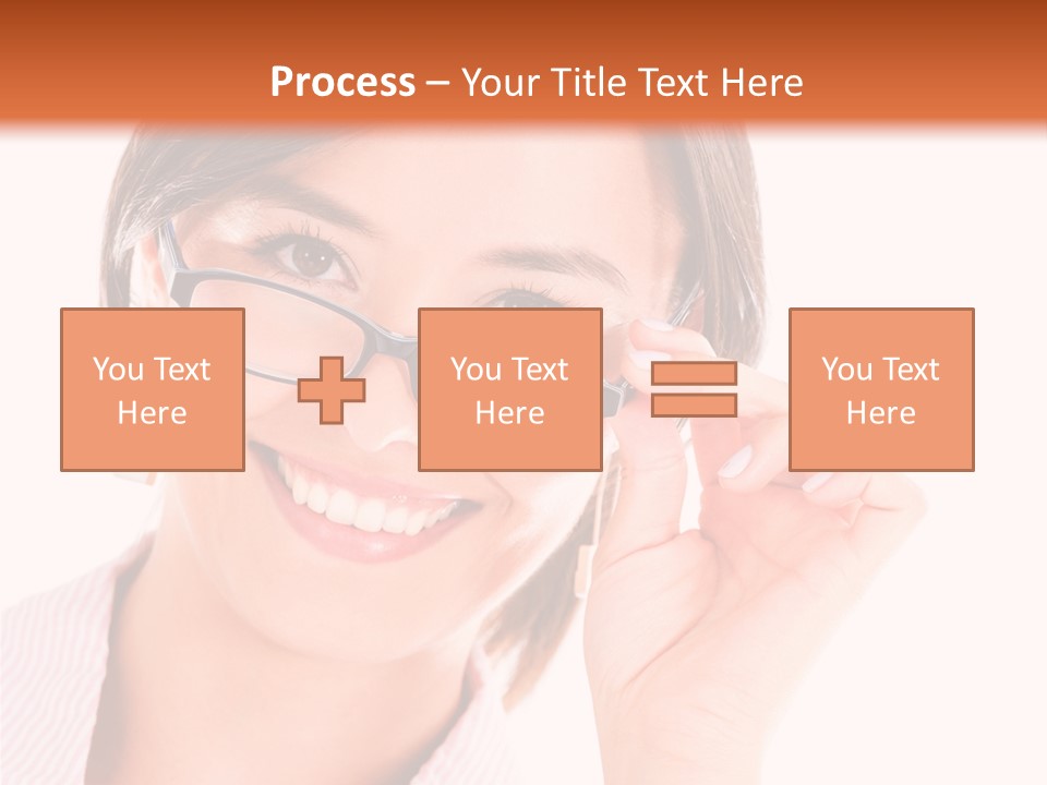 Optician Wearing Joyful PowerPoint Template