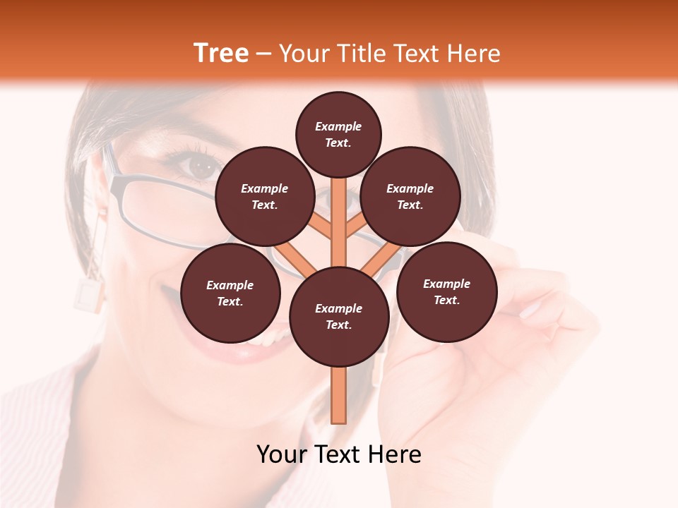 Optician Wearing Joyful PowerPoint Template