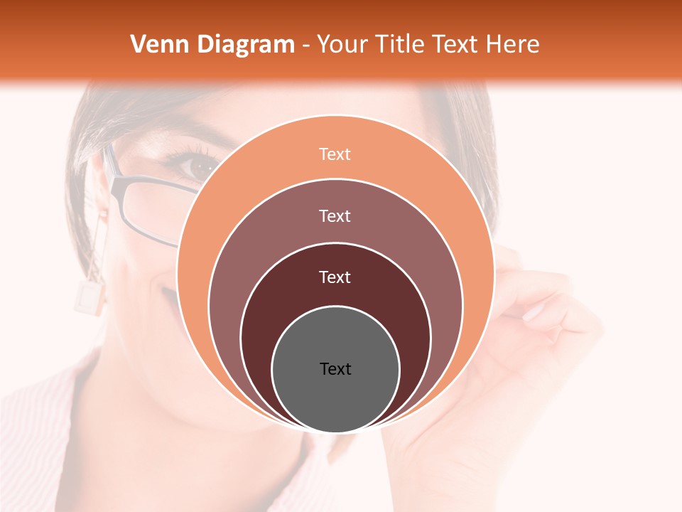 Optician Wearing Joyful PowerPoint Template