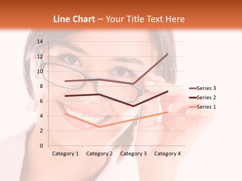 Optician Wearing Joyful PowerPoint Template