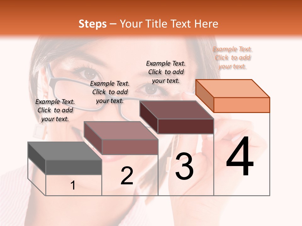 Optician Wearing Joyful PowerPoint Template