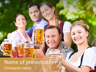 Munich Stein Friend PowerPoint Template