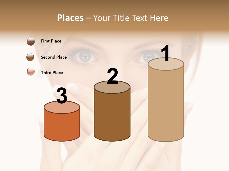 Woman Businesswoman Tattle PowerPoint Template