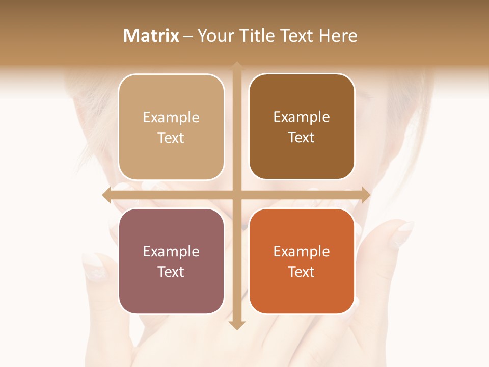 Woman Businesswoman Tattle PowerPoint Template