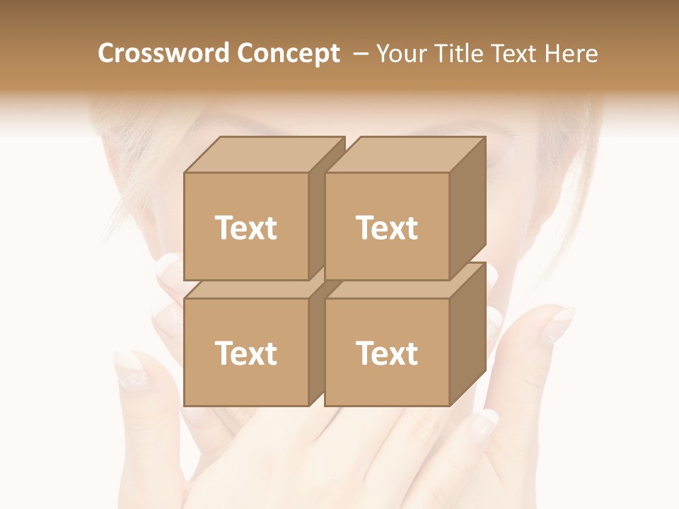 Woman Businesswoman Tattle PowerPoint Template