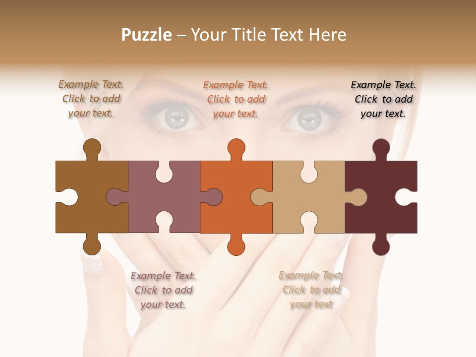 Woman Businesswoman Tattle PowerPoint Template