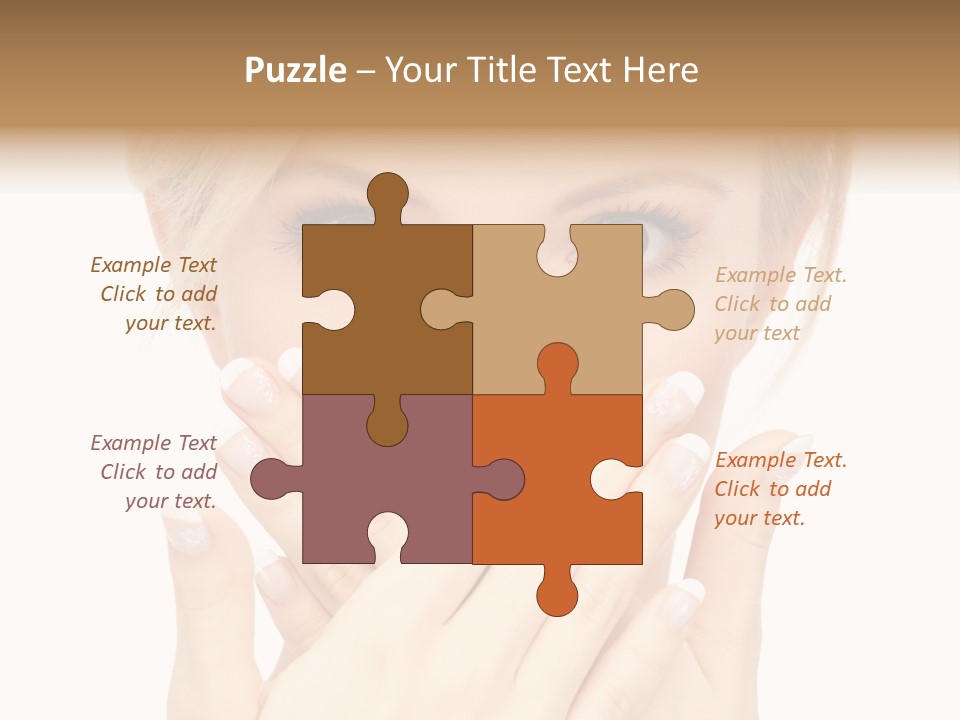 Woman Businesswoman Tattle PowerPoint Template