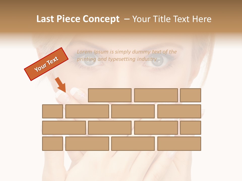 Woman Businesswoman Tattle PowerPoint Template