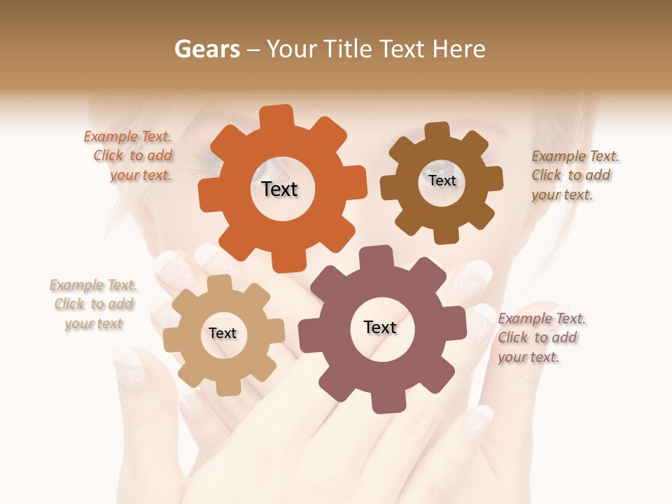 Woman Businesswoman Tattle PowerPoint Template