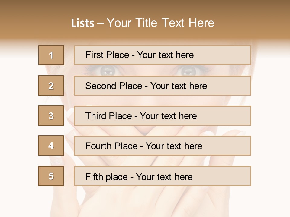 Woman Businesswoman Tattle PowerPoint Template