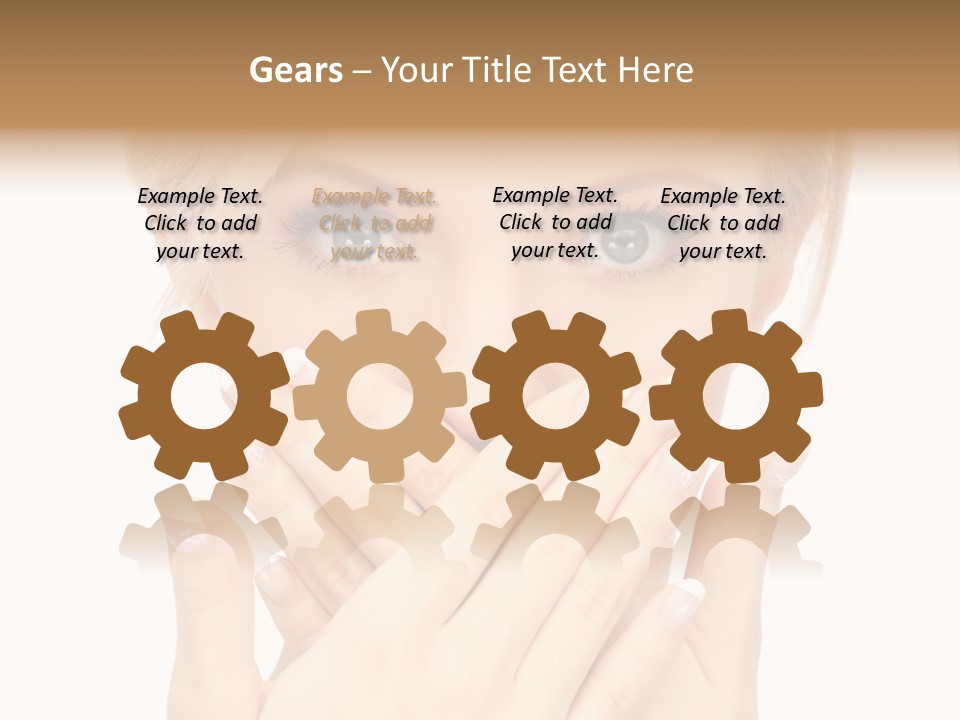 Woman Businesswoman Tattle PowerPoint Template