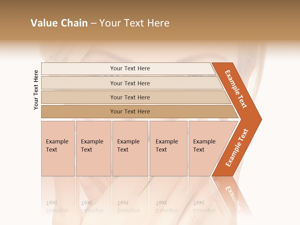 Woman Businesswoman Tattle PowerPoint Template