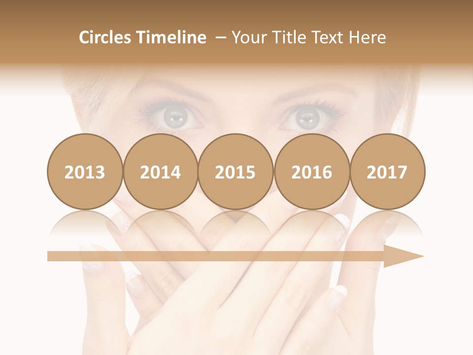 Woman Businesswoman Tattle PowerPoint Template