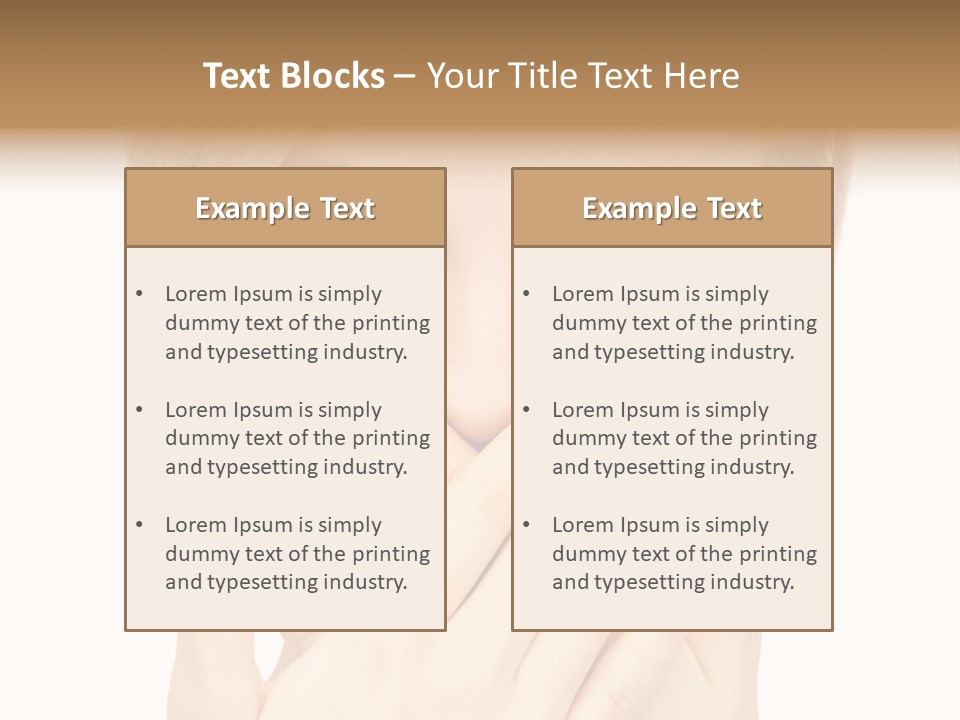 Woman Businesswoman Tattle PowerPoint Template