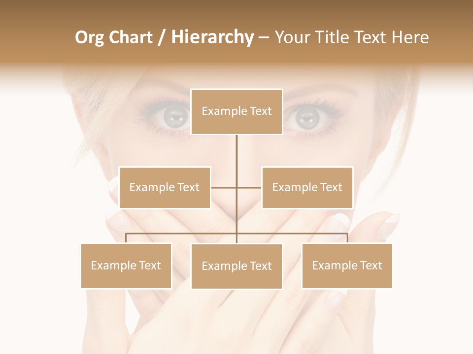 Woman Businesswoman Tattle PowerPoint Template