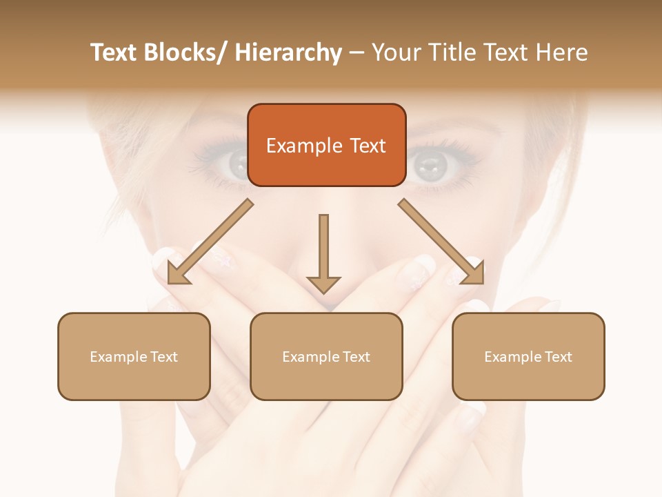 Woman Businesswoman Tattle PowerPoint Template