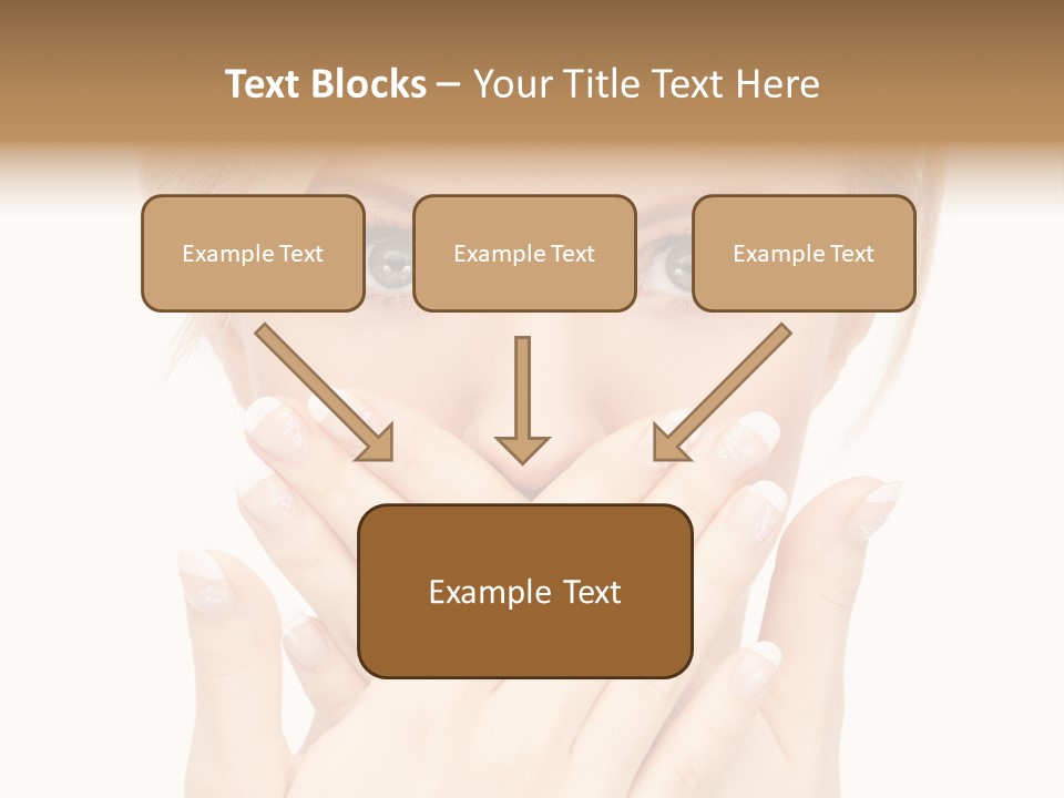 Woman Businesswoman Tattle PowerPoint Template