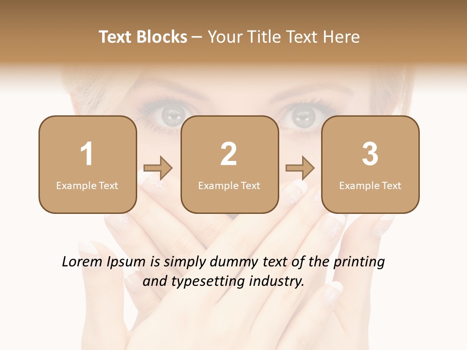 Woman Businesswoman Tattle PowerPoint Template