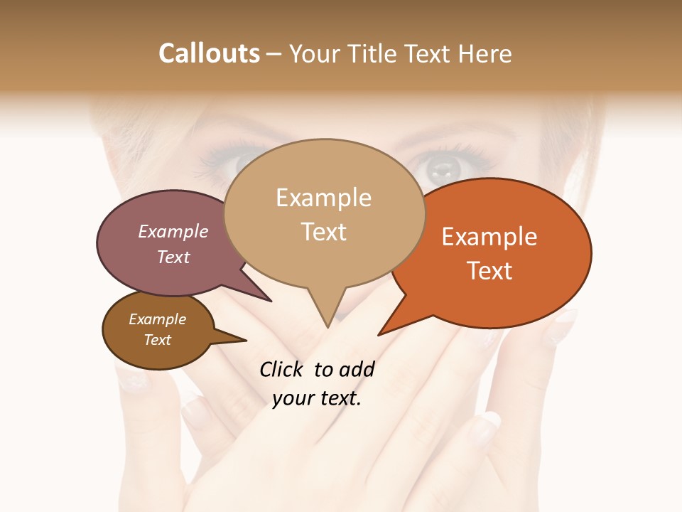 Woman Businesswoman Tattle PowerPoint Template