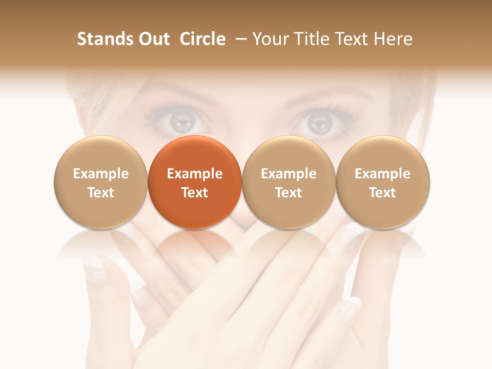 Woman Businesswoman Tattle PowerPoint Template