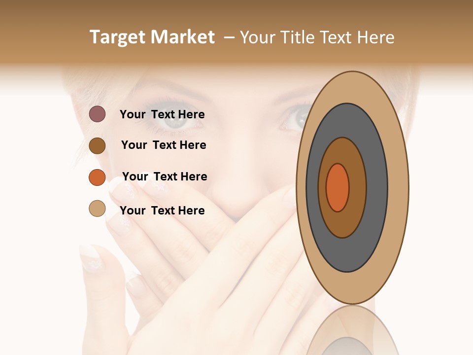Woman Businesswoman Tattle PowerPoint Template
