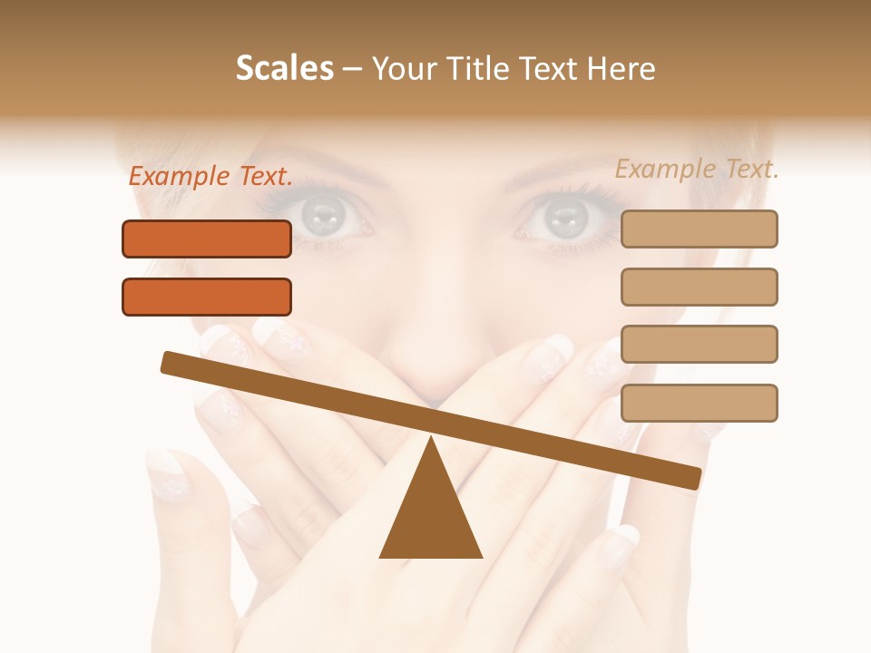 Woman Businesswoman Tattle PowerPoint Template