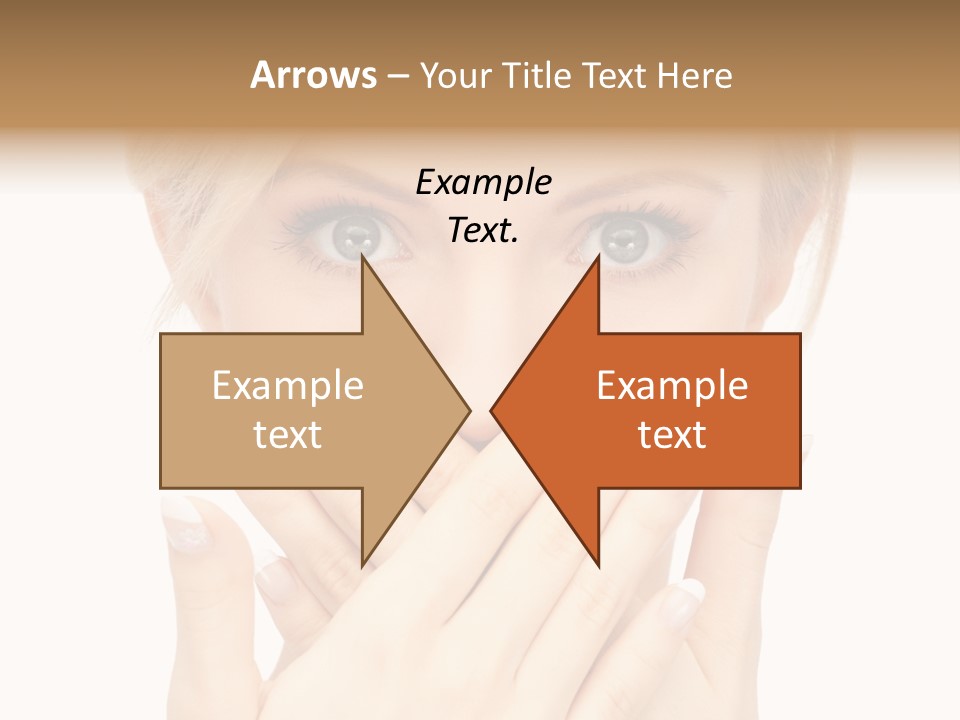 Woman Businesswoman Tattle PowerPoint Template