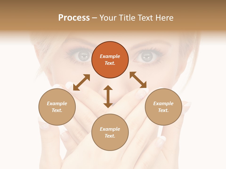 Woman Businesswoman Tattle PowerPoint Template