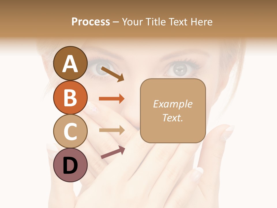 Woman Businesswoman Tattle PowerPoint Template